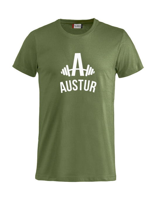 AUSTUR - Bómullarbolur - Grænn