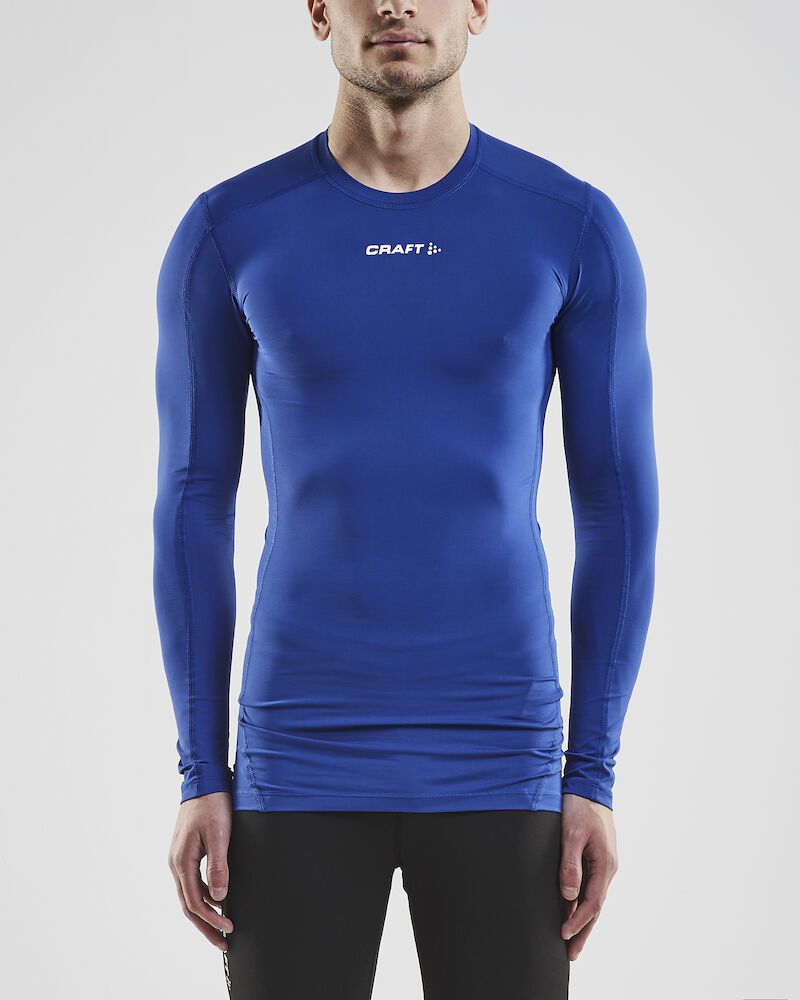 Compression Síðerma Toppur - Unisex - Blár