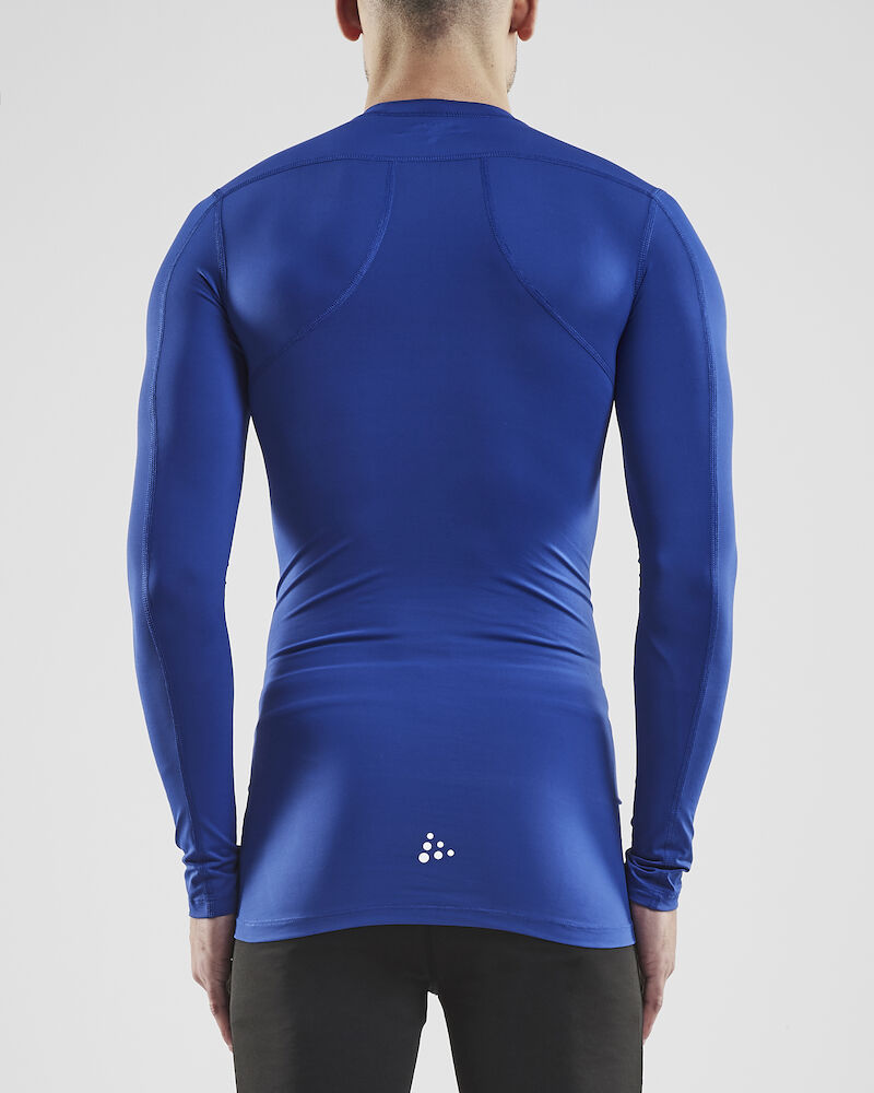 Compression Síðerma Toppur - Unisex - Blár