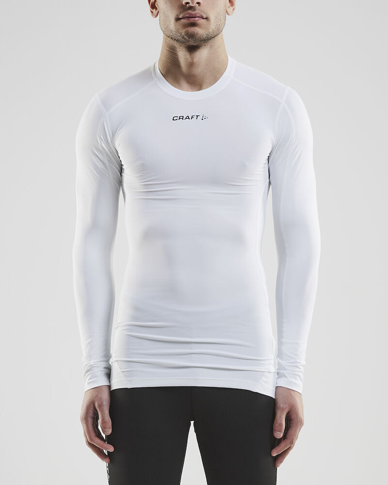Compression Síðerma toppur - Unisex - Hvítur