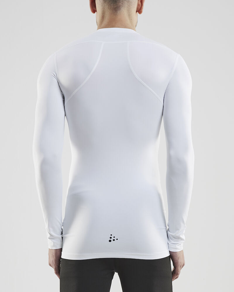 Compression Síðerma toppur - Unisex - Hvítur