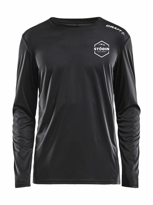 STÖÐIN - Síðerma Bolur - Svartur