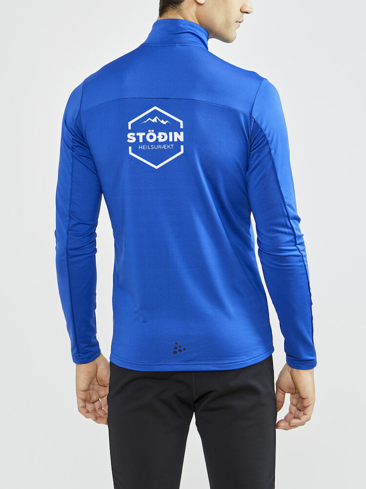 STÖÐIN - Hálfrennd peysa- Blá
