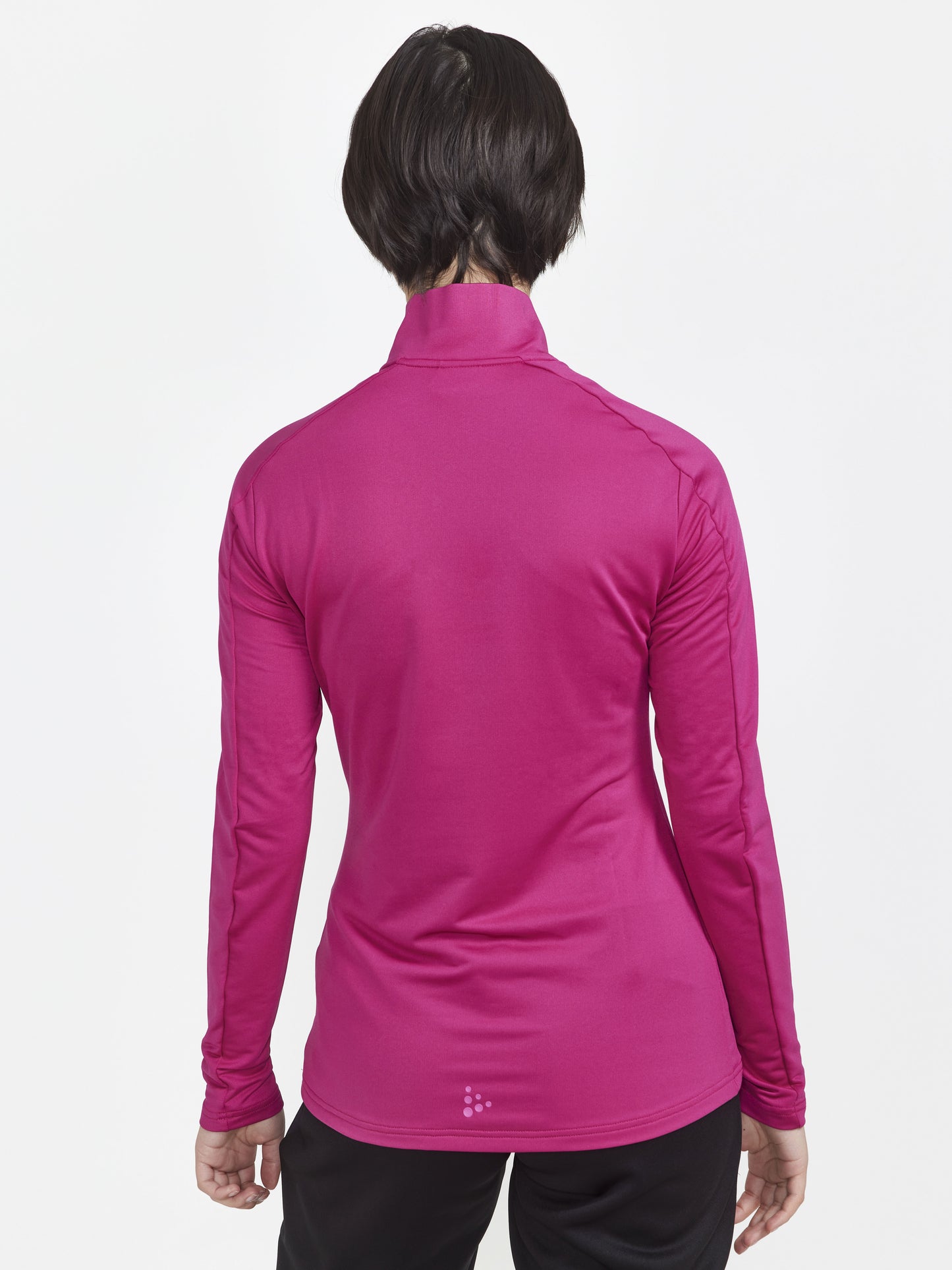 SA - Core Gain hálfrennd peysa (hlý) - bleik - dömustærðir