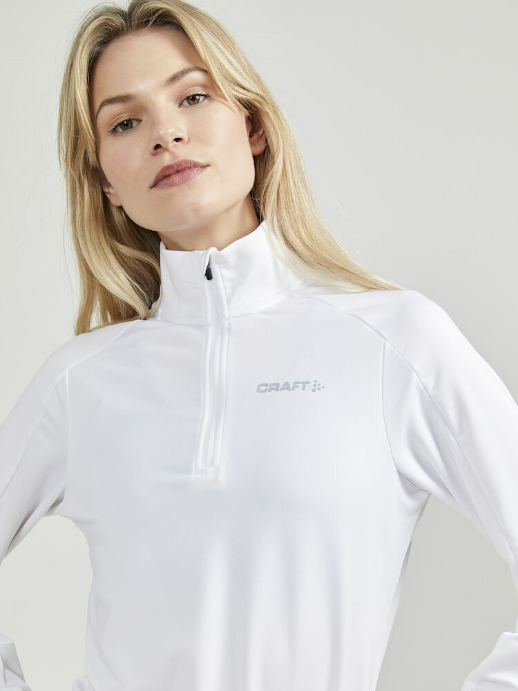 NORÐUR Hálfrennd peysa - Hvít