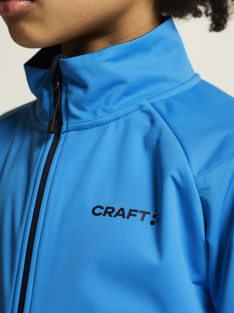 Core Warm Jacket Jr - blár - barnastærðir