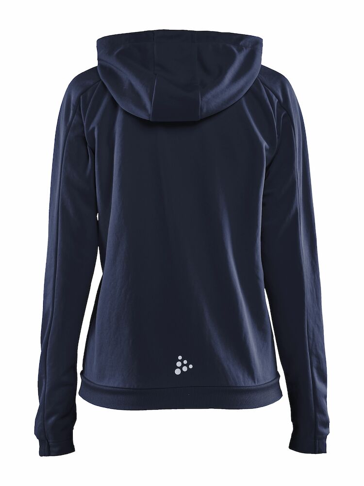LAUGASKOKK - Rennd hettupeysa - Navy - Dömusnið