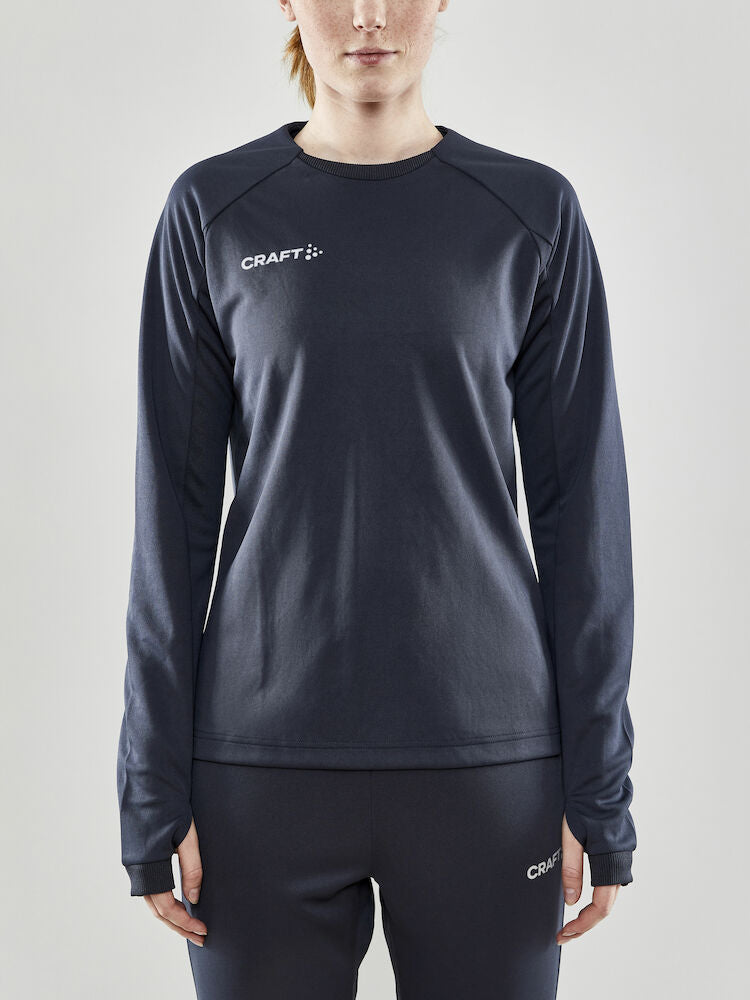 KNATTSPYRNA - Evolve Crew Neck peysa - dömusnið (grá)