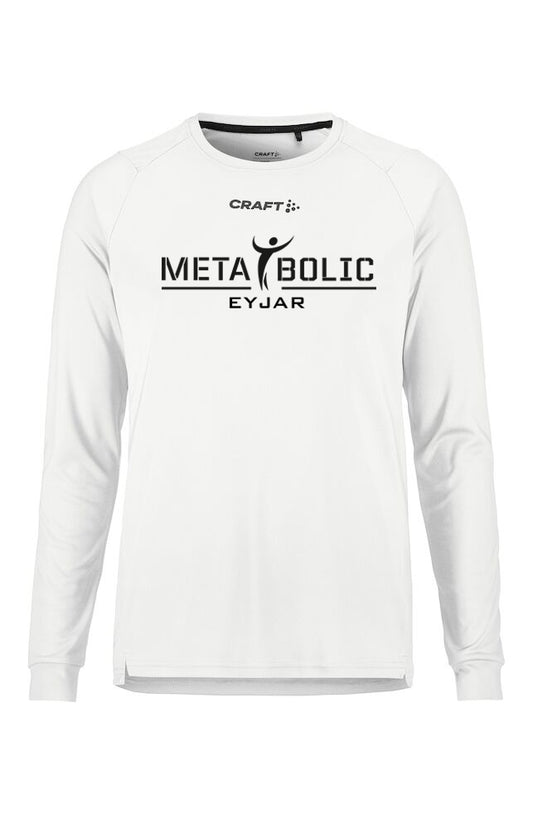 METABOLIC EYJAR - Síðerma Bolur 2.0 - Hvítur