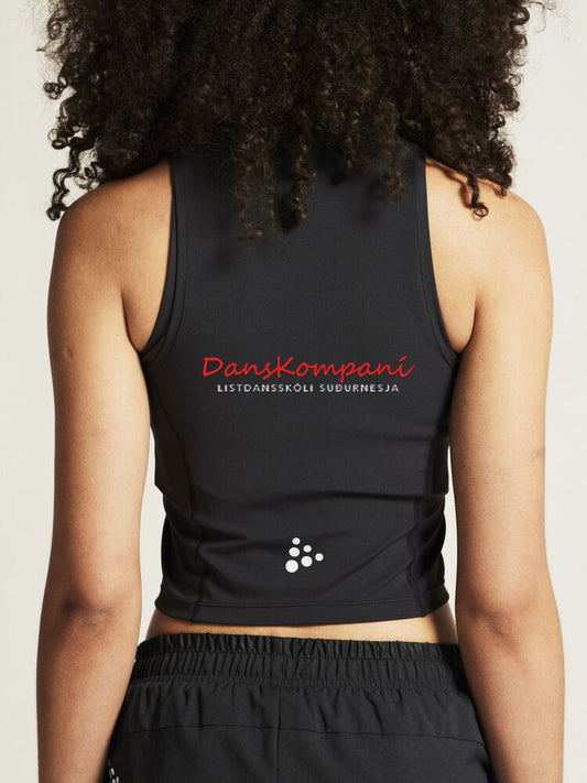 Danskompaní - Rush 2.0 Crop Hlýrabolur - Svartur