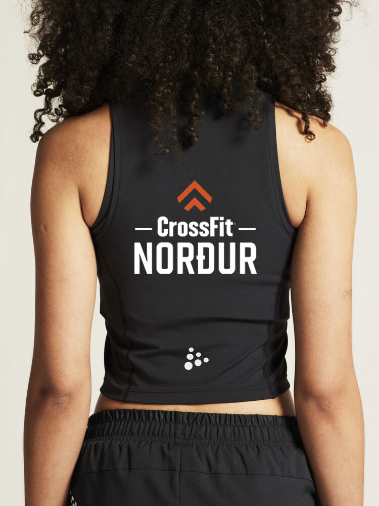 NORÐUR Rush 2.0 Crop Hlýrabolur - Svartur