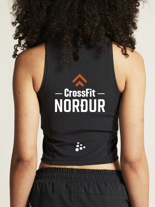 NORÐUR Rush 2.0 Crop Hlýrabolur - Svartur