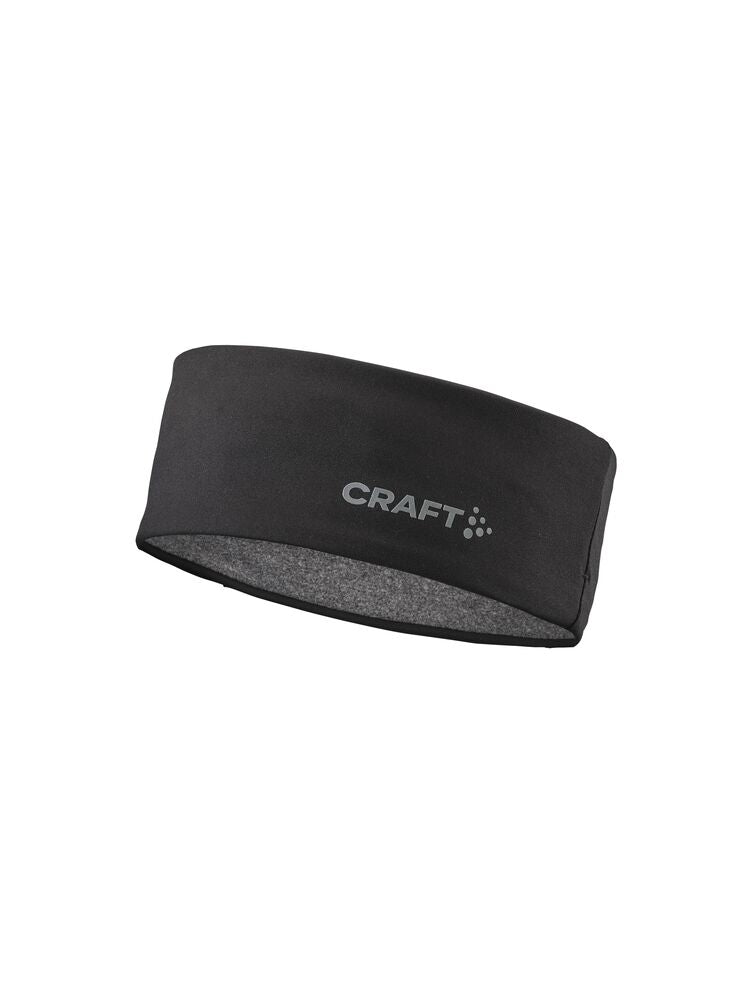 Adv Windblock Flís Hárband - Black