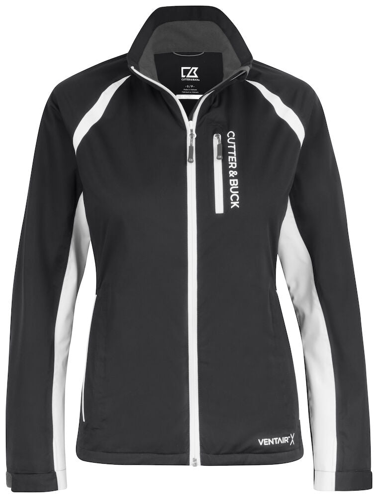 C&B regnjakki - svartur - dömu- og herrasnið