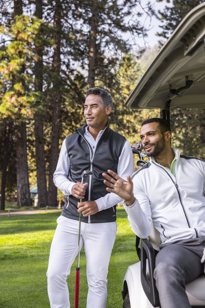 New Salish golfbuxur - herrastærðir - hvítar