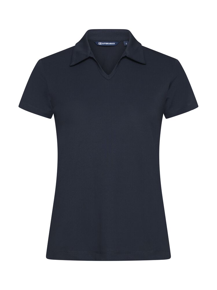 Virtue polo V-neck bolur - dökkblár - dömusnið