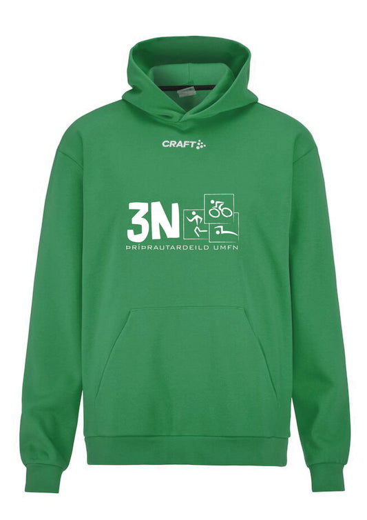 3N - Hettupeysa með stóru merki - allar stærðir