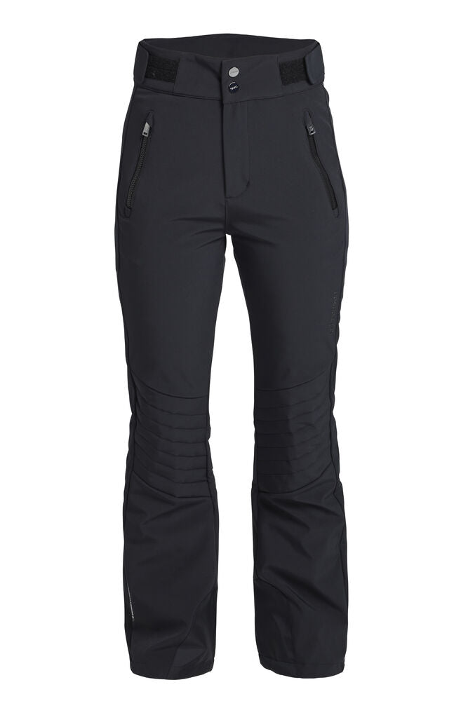 TENSON - Grace Softshell Ski Pants - Svartar - M