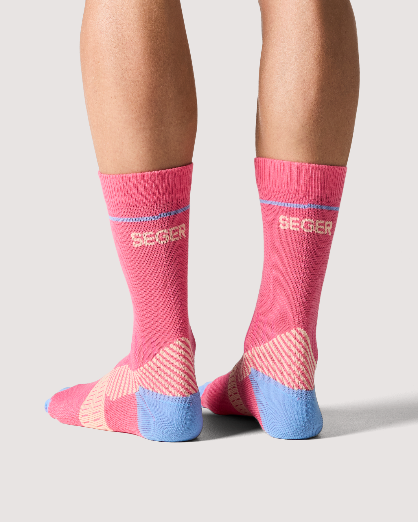 SEGER - Hlaupasokkar - Trail - bleikir