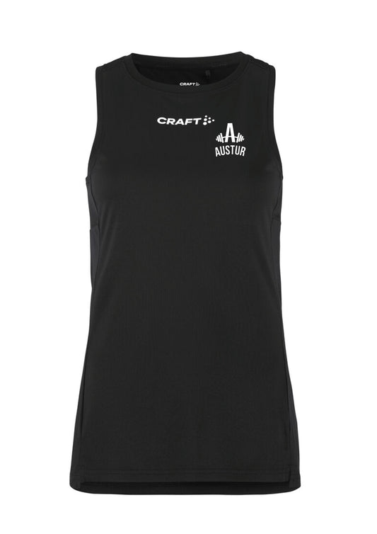 AUSTUR - Hlýrabolur - Svartur