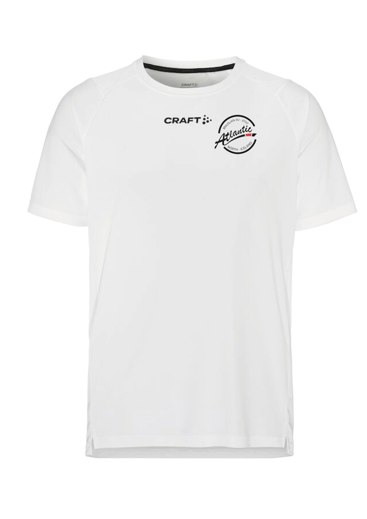 Atlantic Jiu Jitsu - Casual Sport T-shirt - hvítur - allar stærðir