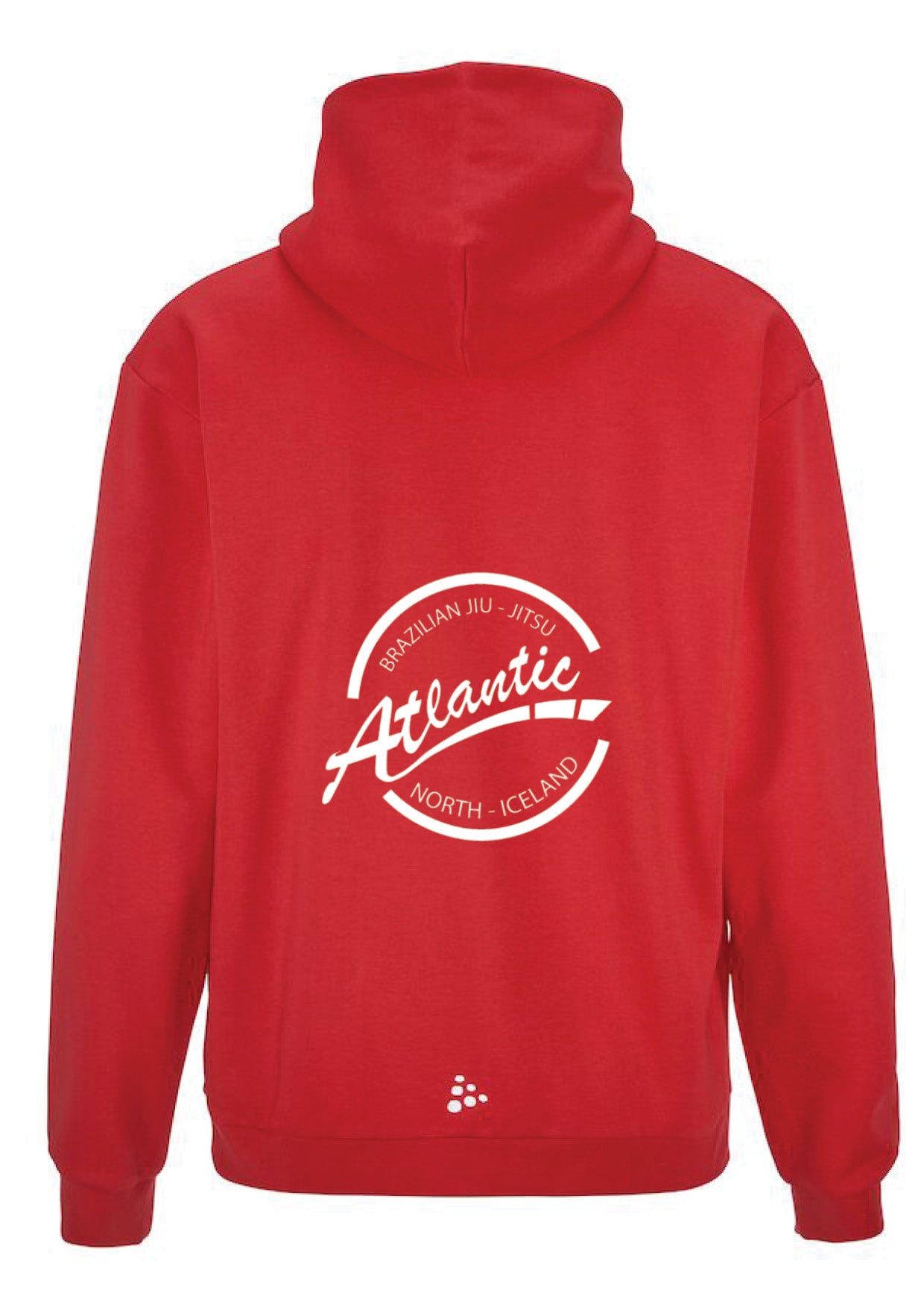 Atlantic Jiu Jitsu - Hettupeysa - allar stærðir - rauð