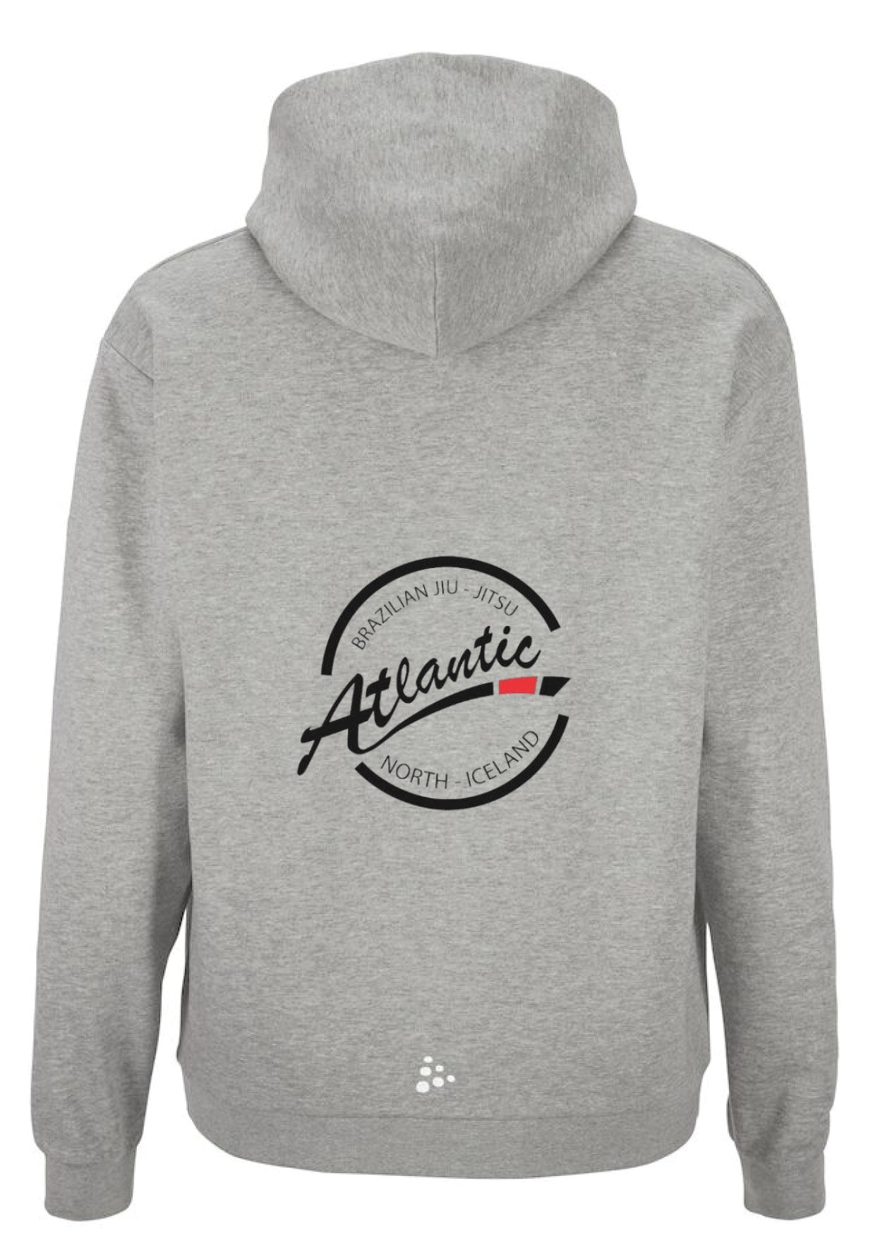 Atlantic Jiu Jitsu - Hettupeysa - allar stærðir - grá