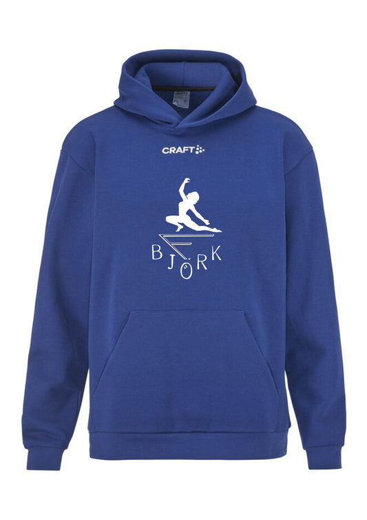 BJÖRK - Hettupeysa með stóru merki  - Community 2.0 - allar stærðir