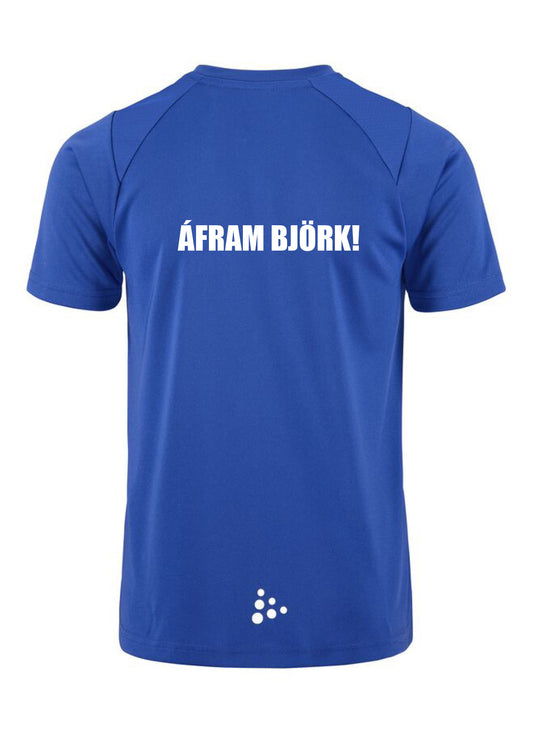 BJÖRK - Stuðníngmannabolur (polyester) - allar stærðir