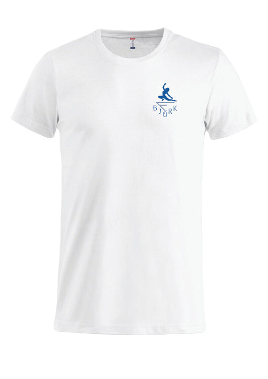 BJÖRK - Stuðningsmannabolur (bómullarbolur) - hvítur- allar stærðir