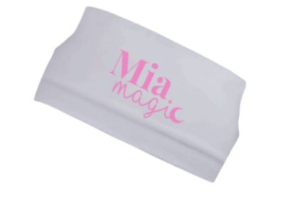 MÍA MAGIC - Eyrnaband/Hárband - hvítt með bleiku merki