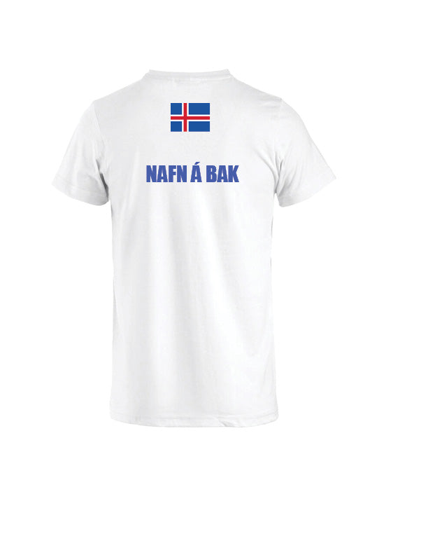 DWC 26 - Bómullarbolur - hvítur - allar stærðir - HÆGT AÐ VELJA MERKINGU Á BAK