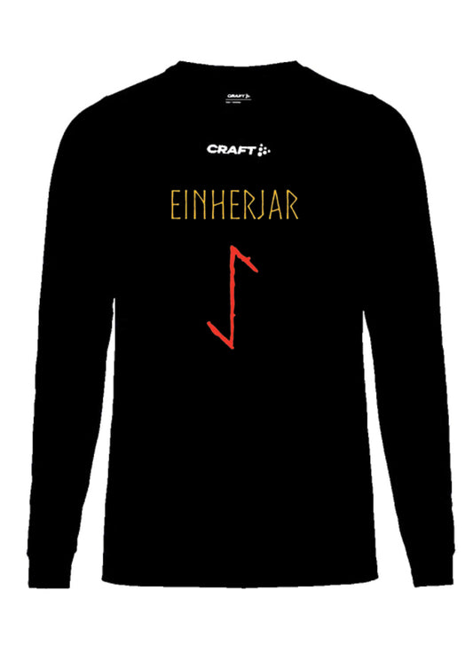 EINHERJAR - Síðerma Bolur - Stórt lógó