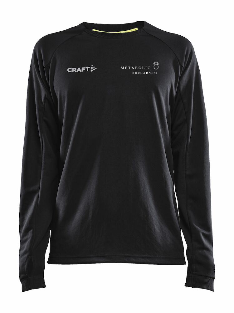 METABOLIC BORGARNESI - Evolve Crewneck Peysa - Svört