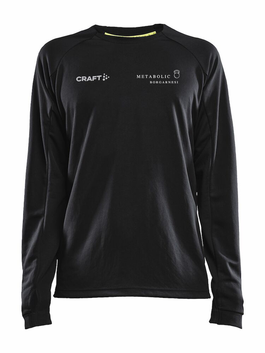 METABOLIC BORGARNESI - Evolve Crewneck Peysa - Svört