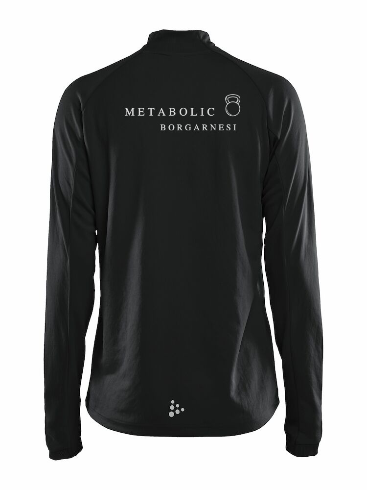 METABOLIC BORGARNESI - Evolve Heilrennd Peysa - Svört