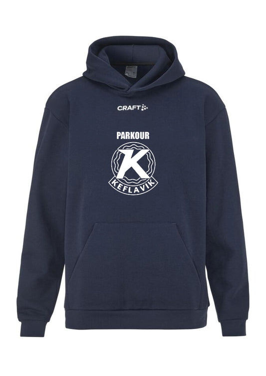 FIM KEF PARKOUR -  Hettupeysa með stóru merki - allar stærðir