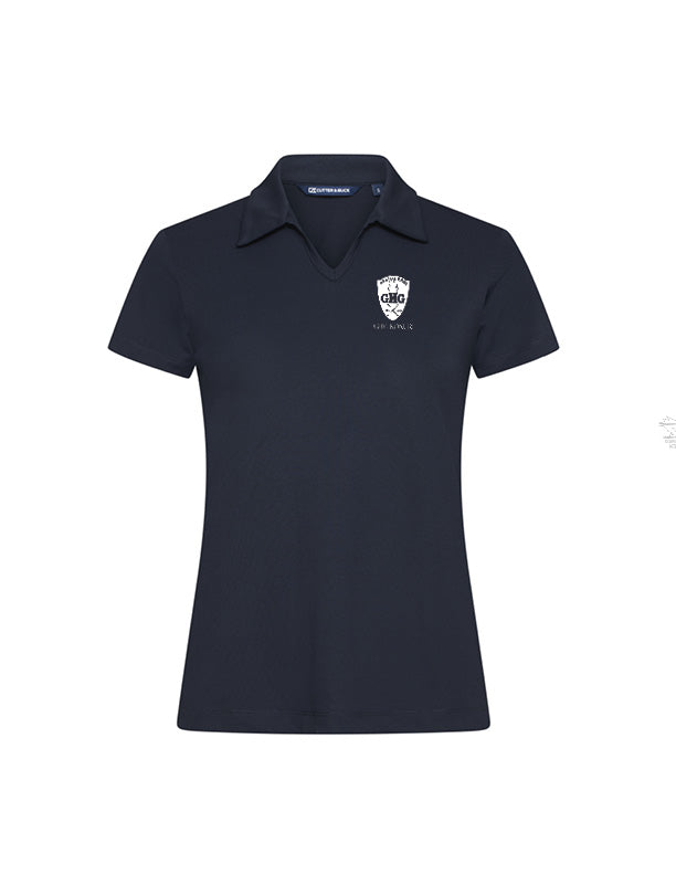 GHG - Virtue polo V-neck bolur - navy - dömusnið