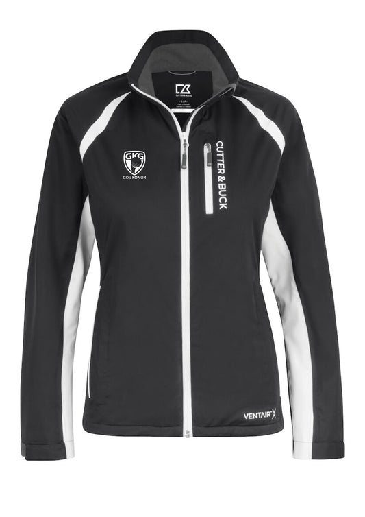 GKG - Regnjakki - Svartur - (dömu- og herrasnið)