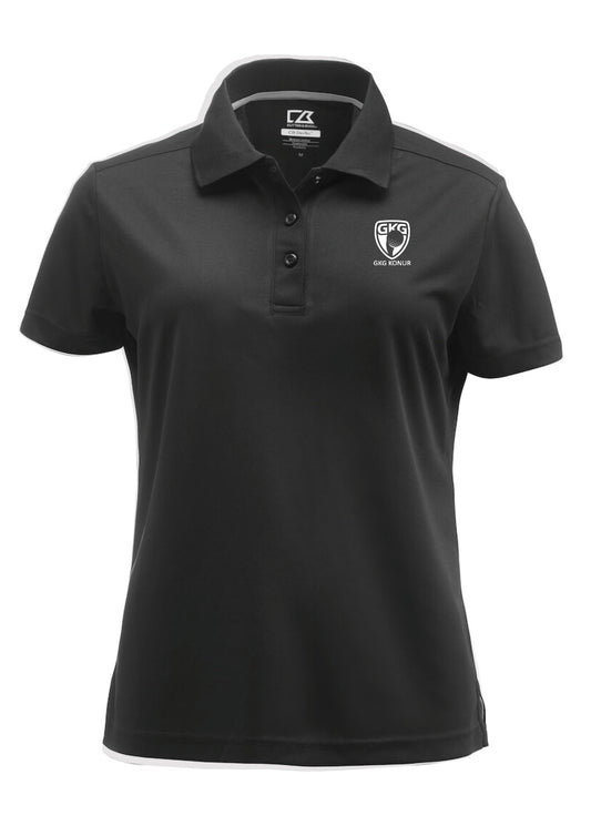 GKG - Kelowna pólóbolur - svartur - dömu- og herrastærðir