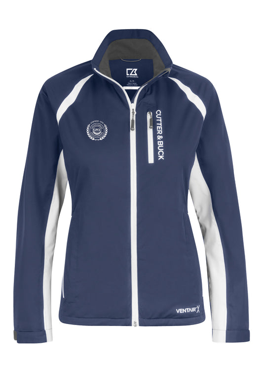 GKS - Regnjakki - DÖKKBLÁR - (dömu- og herrasnið)