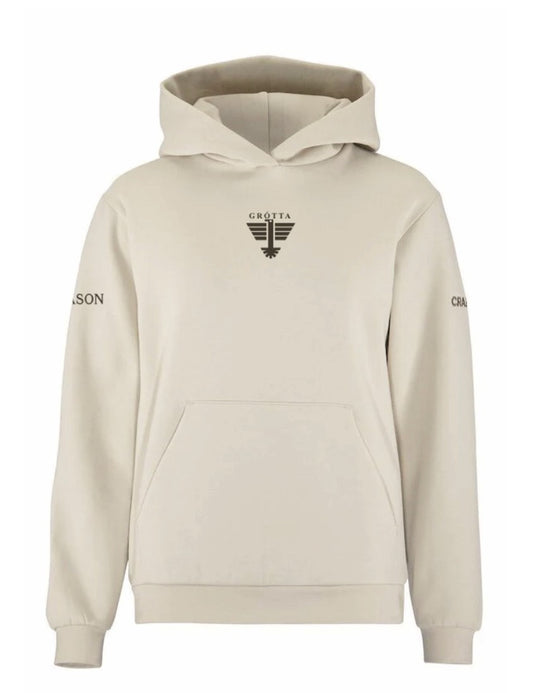 Grótta - Hettupeysa - beige - allar stærðir