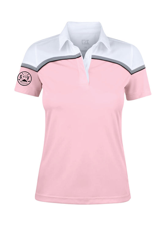 GV - Seabeck pólóbolur - bleikur/hvítur (dömu- og herrasnið)