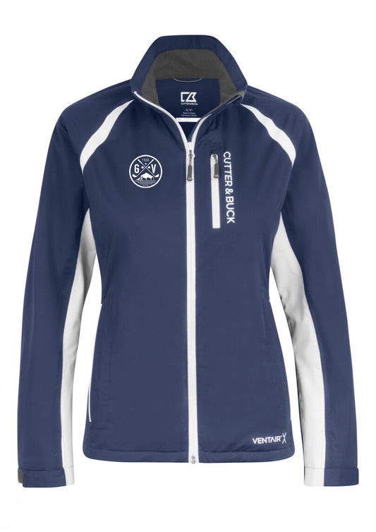 GV - Regnjakki - Navy - (dömu- og herrasnið)