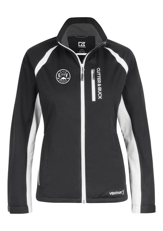 GV - Regnjakki - Svartur - (dömu- og herrasnið)