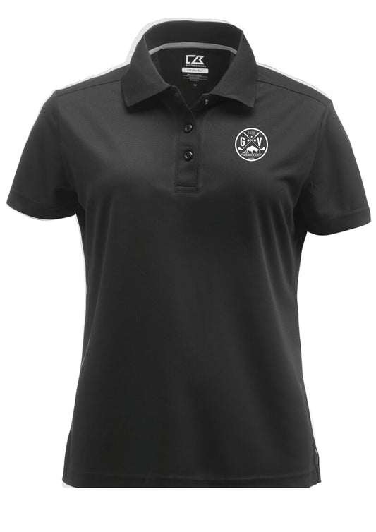 GV - Kelowna pólóbolur - svartur- dömu- og herrastærðir