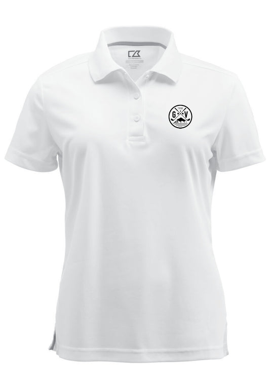 GV - Kelowna pólóbolur - hvítur - dömu- og herrastærðir