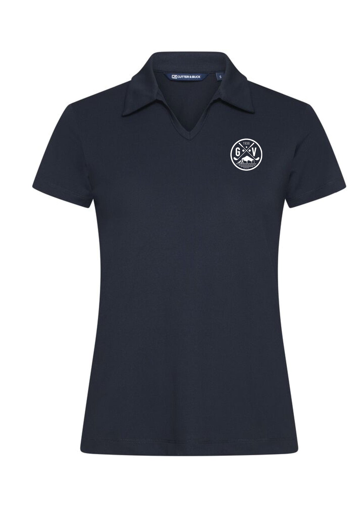 GV - Virtue polo V-neck bolur - dökkblár - dömusnið