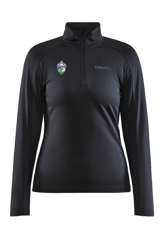 HAMAR - Hálfrennd peysa (hlý) - dömusnið - Svört