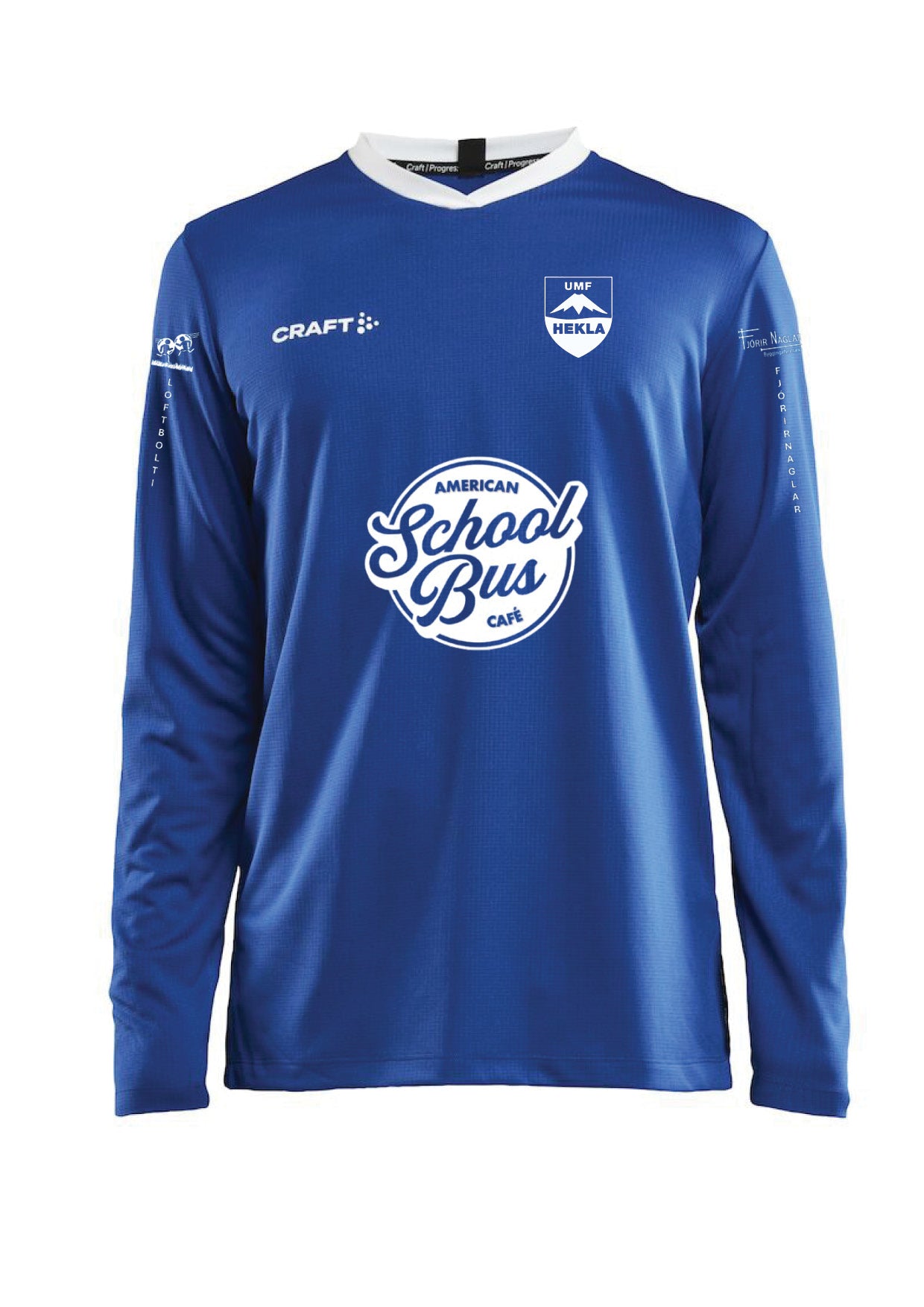 UMF HEKLA - Körfubolti - Síðerma treyja - Blá - allar stærðir